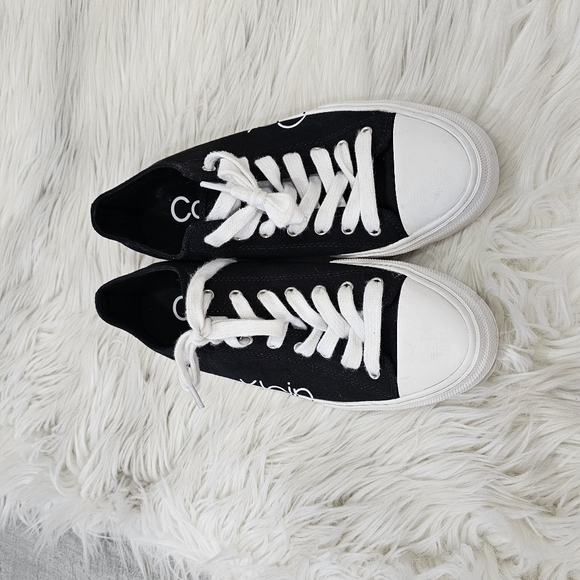 Calvin klein Taylor  lace up sneakers - Picture 6 of 9